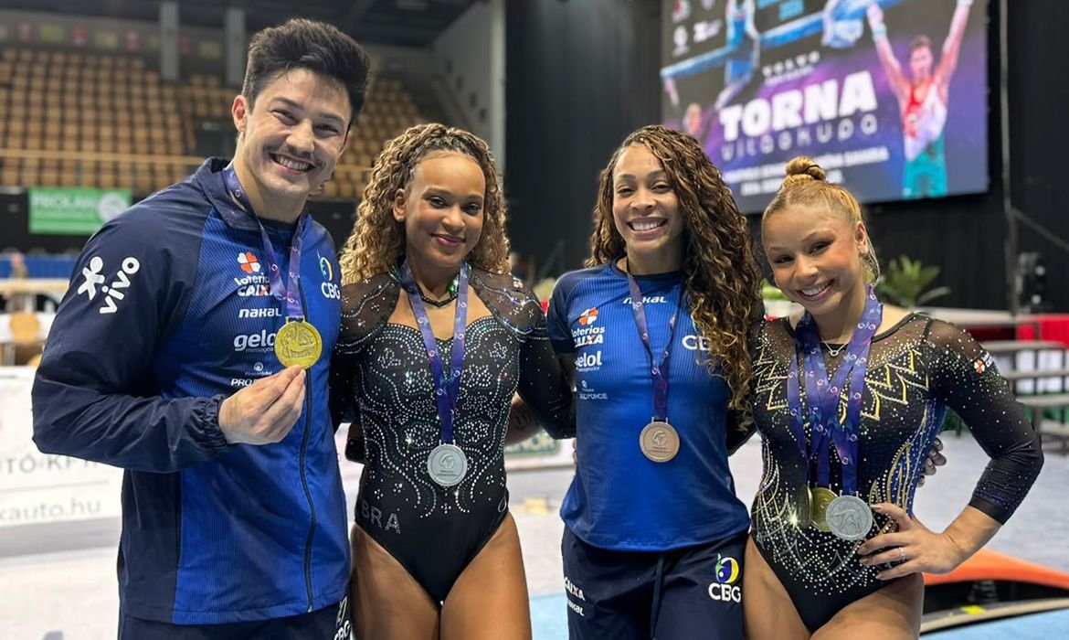 Brasil encerra Copa de Ginástica em alta com seis medalhas