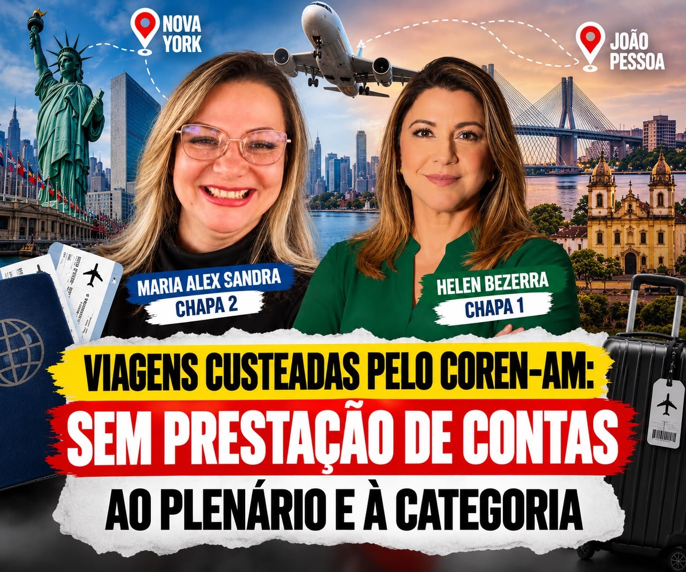 Viagens do Coren-AM: documentos mostram gastos e questionam devolutivas